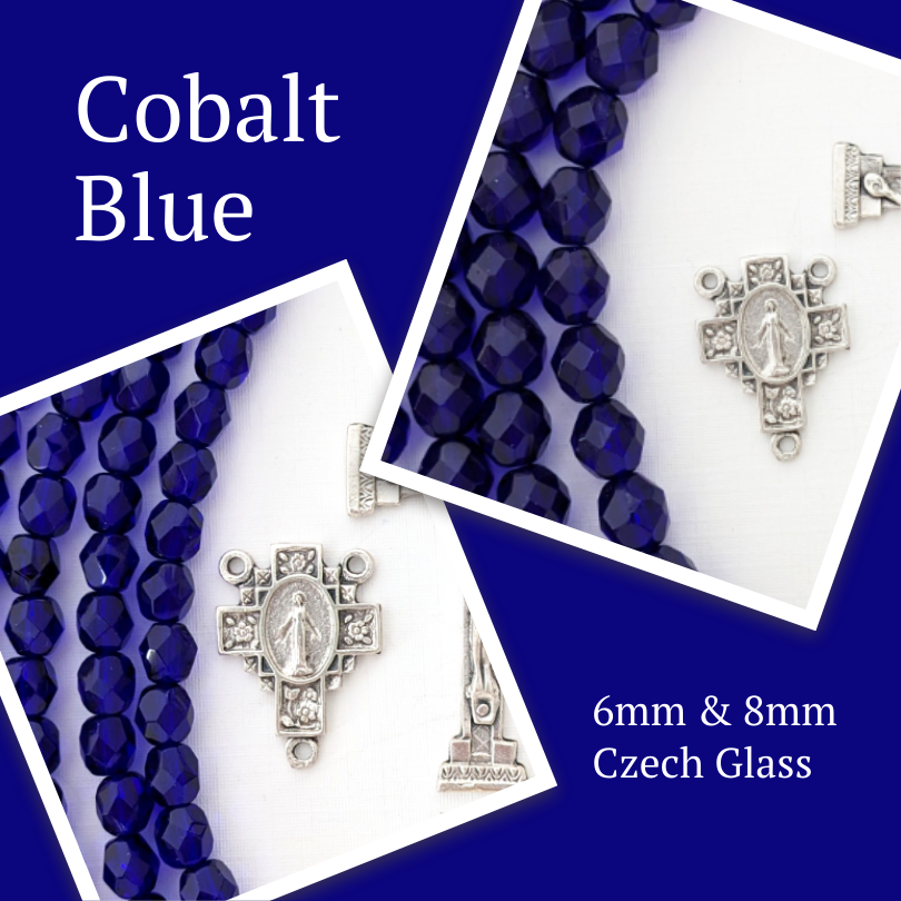 Cobalt Blue Czech&nbsp;Glass