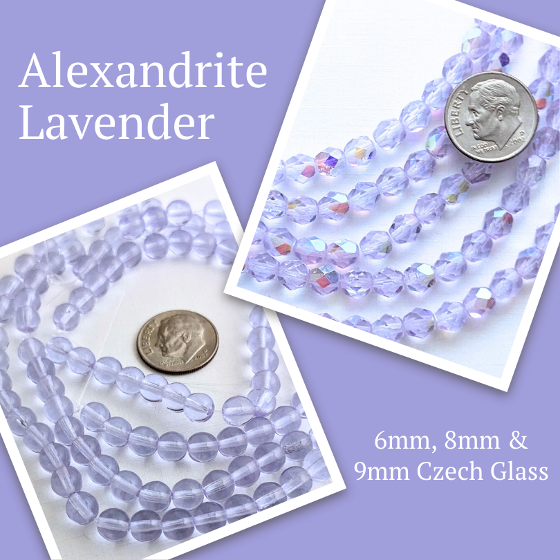 Alexandrite Czech Glass