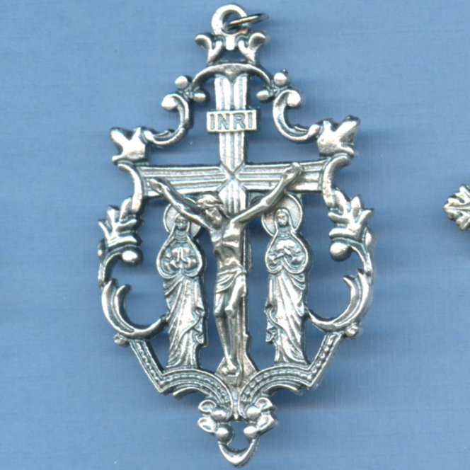 filigree mary crucifix