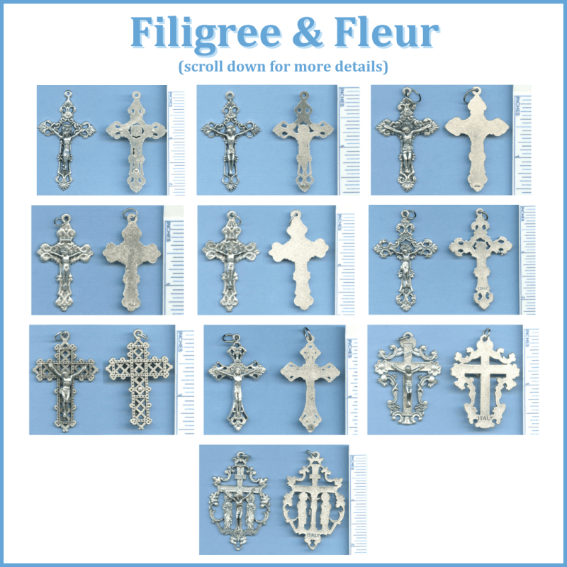 Filigree & Fleur&nbsp;Crucifixes