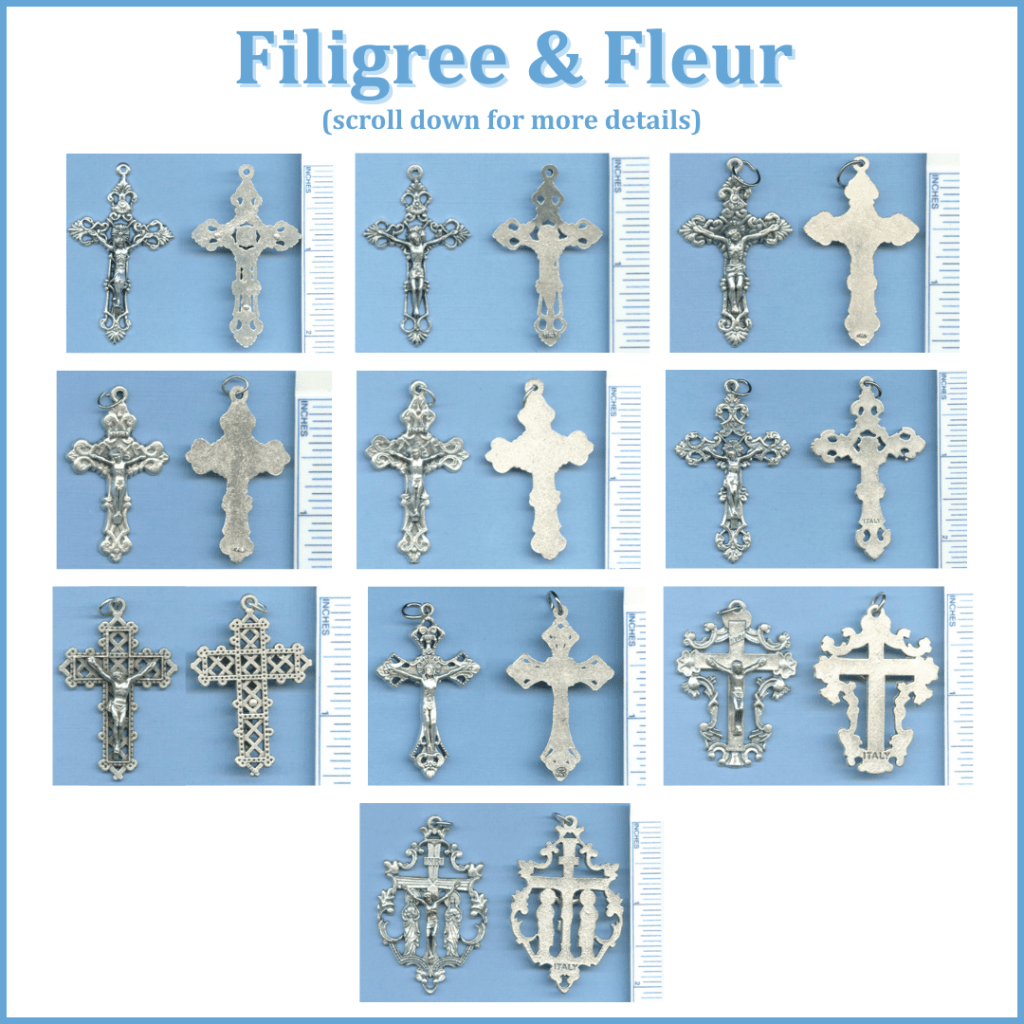 Filigree & Fleur&nbsp;Crucifixes