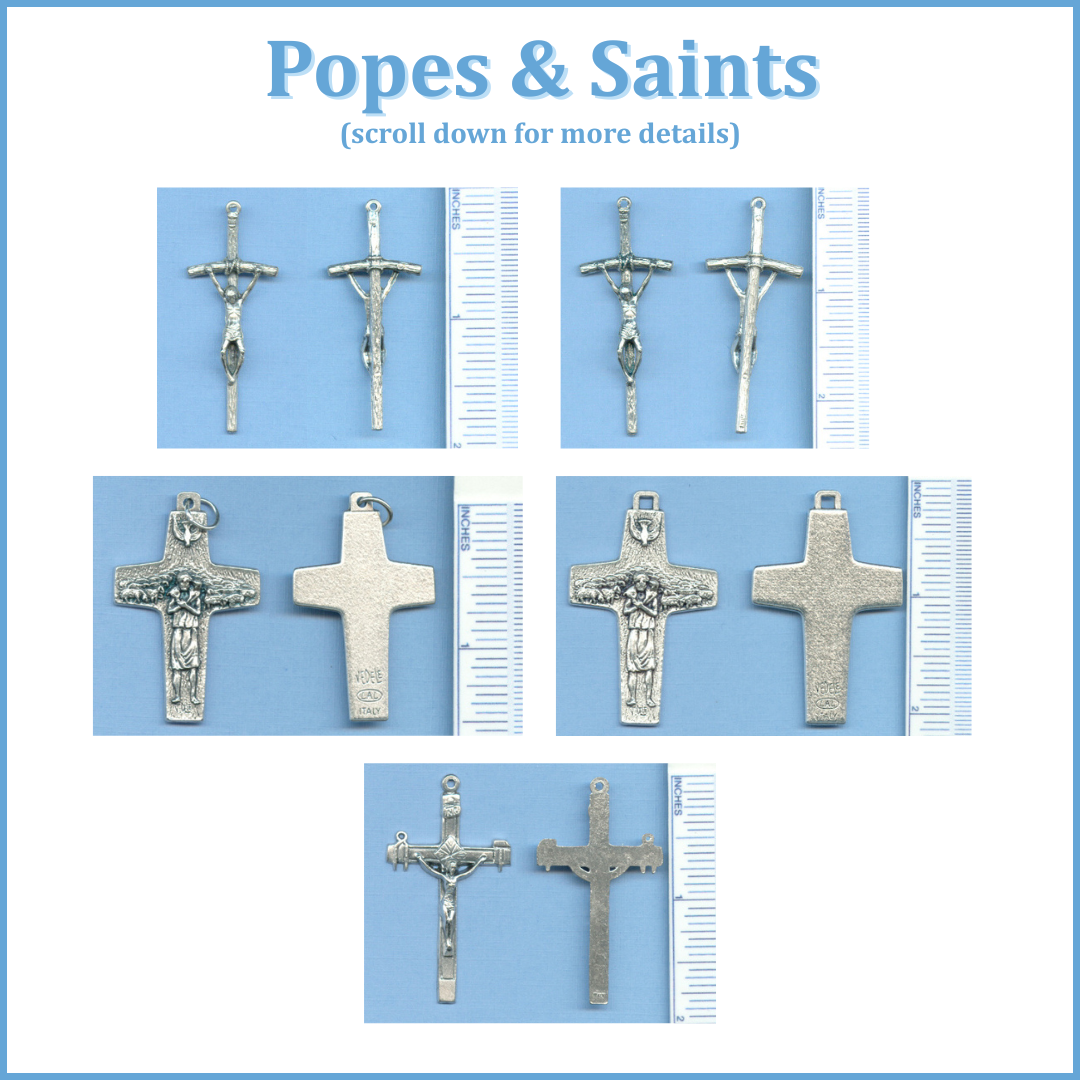 Pope & Saint Themed&nbsp;Crucifixes