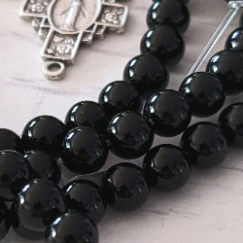 black onyx round 6mm