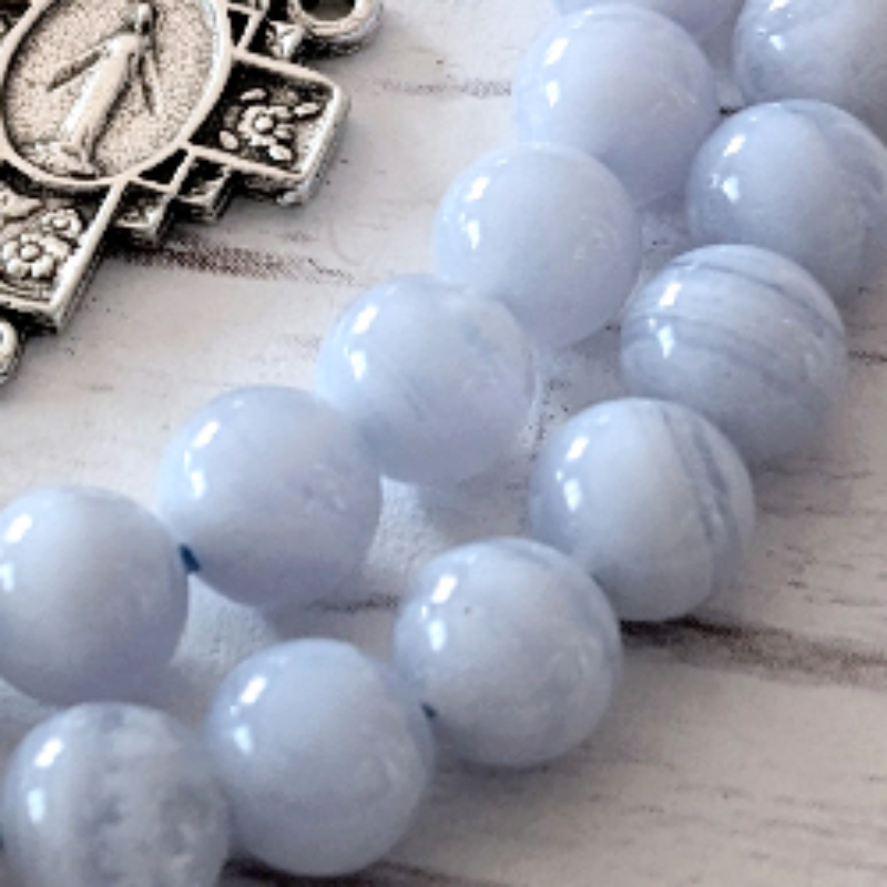 blue lace agate 6mm round