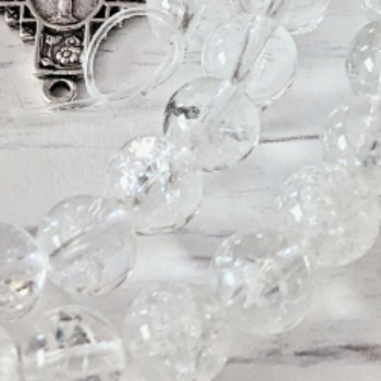 clear crackle quartz