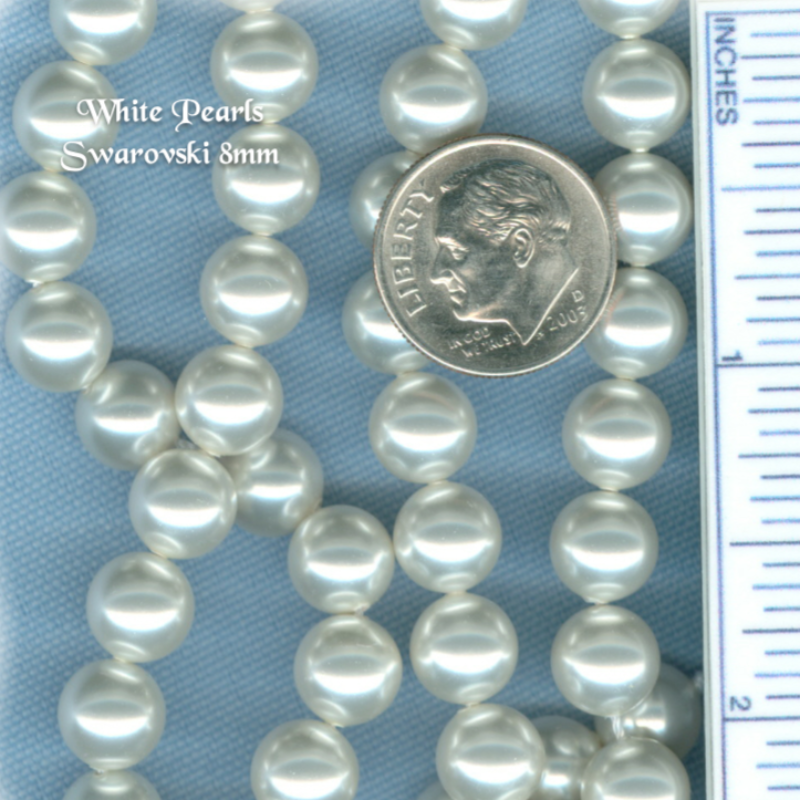 swarovski pearl white