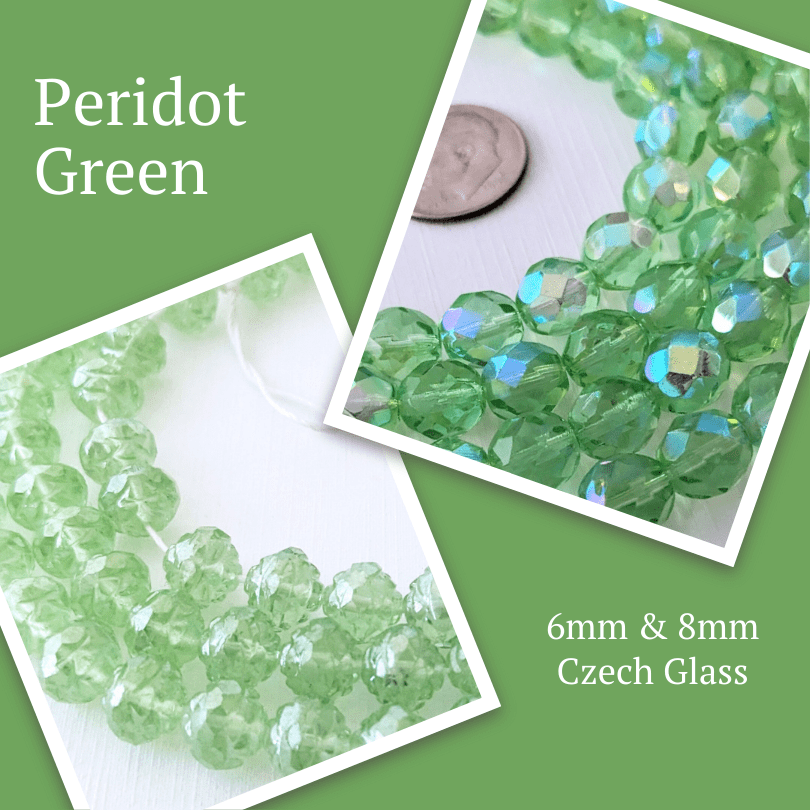 Peridot & Other Green Czech&nbsp;Glass