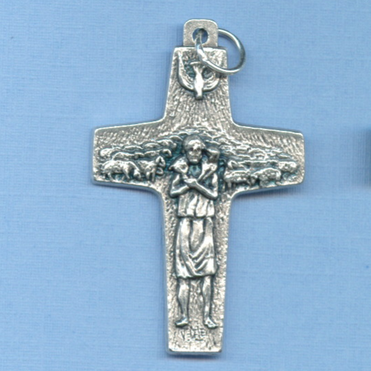 Small pope francis crucifix