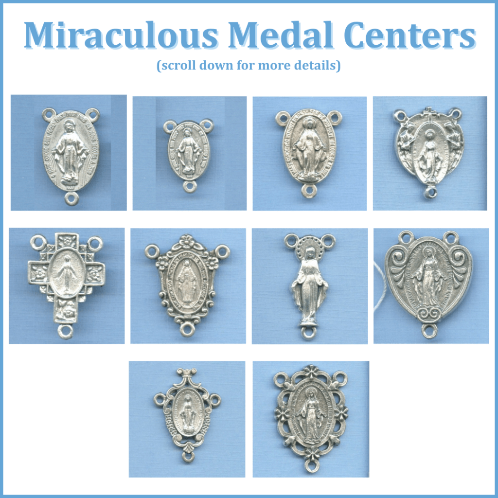 Miraculous Medal Centerpieces